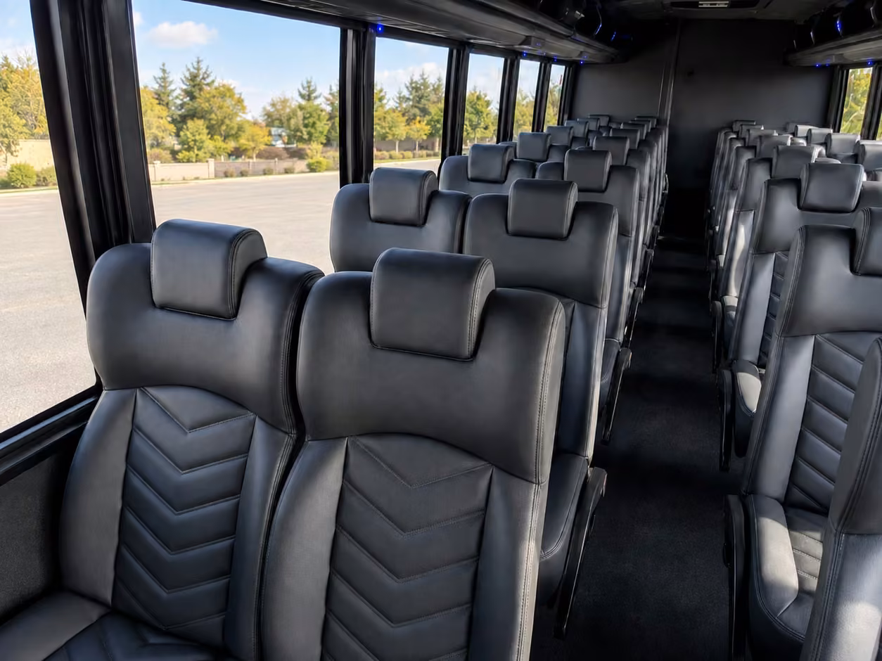 15 35 passenger minibus inside
