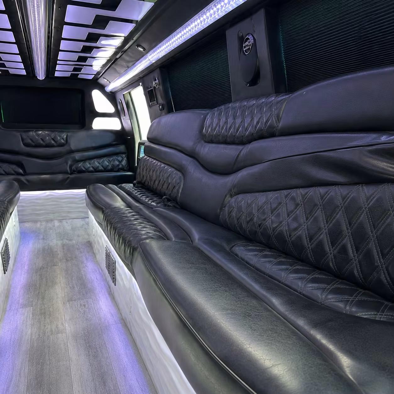 fort worth limo interior